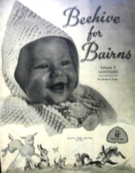 50A BEEHIVE FOR BAIRNS VOL 3,4 KNIT/CROCHET 2 BOOKS -12 mos